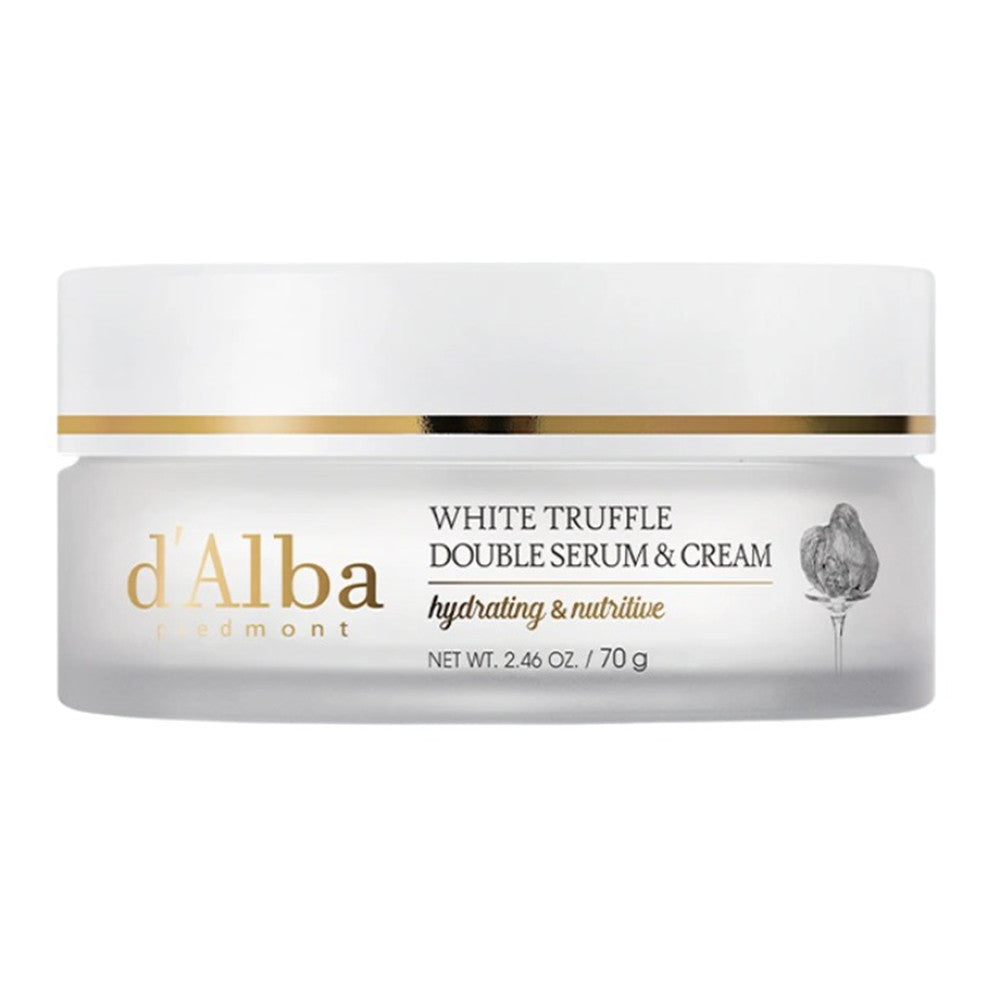 d'Alba White Truffle Double Skin Serum and Cream Hydrating Nutritive 2.46Oz (70g)